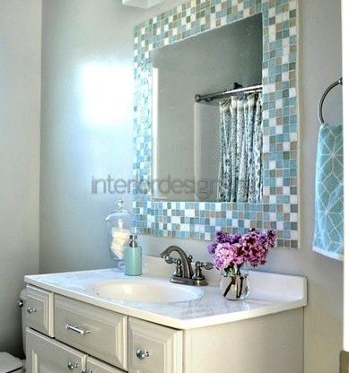 мозаика в дизайне ванной