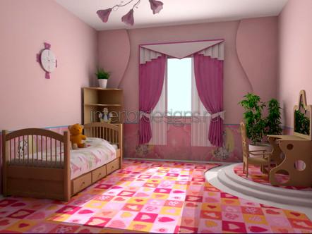 Детская комната для маленькой принцессы (69 фото)