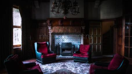 Дом со шпилем Living-room_in_gothic_style_02