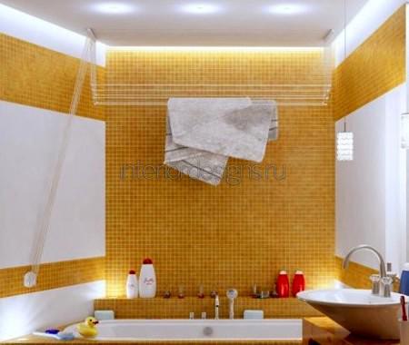 дизайн функциональной ванной комнаты