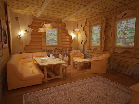 Дизайн комнаты отдыха в бане: варианты дизайна