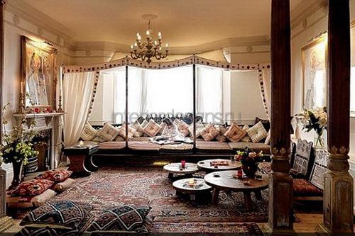Мавританский стиль в интерьере гостиной