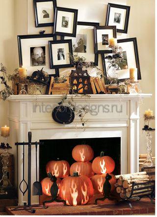 украшение дома на хеллоуин