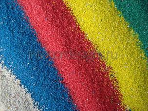 цветной кварцевый песок