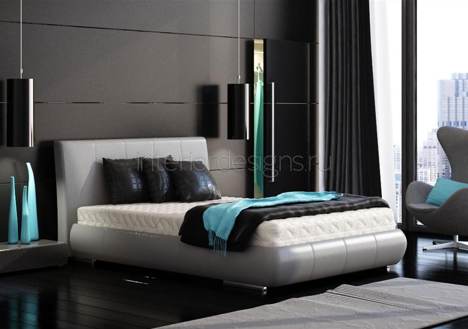 Дизайн спальни в серых тонах (183 фото)