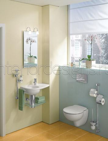 Полки для ванной комнаты ( фото): навесные, деревянные, напольные и металлические полочки