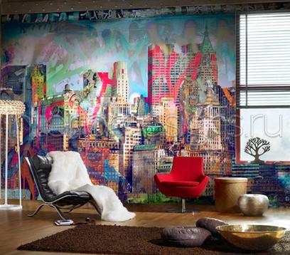 Граффити в интерьере квартиры - нюансы оформления
