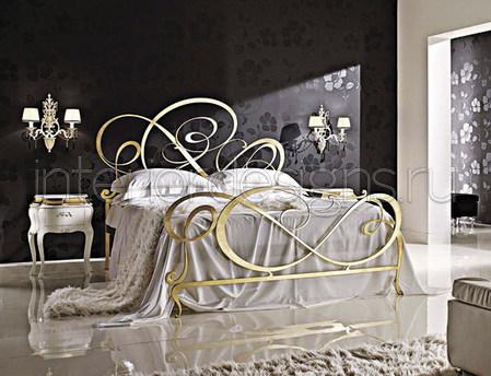 Кованая кровать – достойное украшение спальни