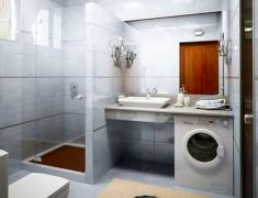 простой дизайн ванной комнаты