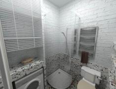 современный интерьер ванной комнаты