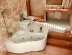 дизайн ванной комнаты с джакузи